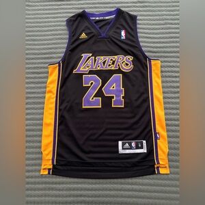 RARE Adidas NBA Los Angeles Lakers Kobe Bryant Hollywood Nights Jersey Size S